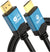 4K HDMI CABLE 4M HDMI LEAD BY TRUE HQ | DESIGNED IN THE UK | ULTRA HIGH SPEED 18GBPS HDMI 2.0 CORD WITH ETHERNET