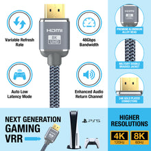 Load image into Gallery viewer, Ultra High Speed HDMI Cable 2.1 Certified 5M by True HQ
