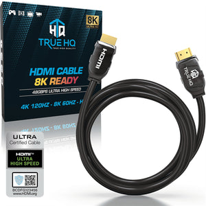 2M HDMI 2.1 Cable 8K 48Gbps by True HQ™