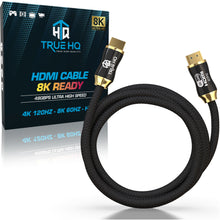 Load image into Gallery viewer, 3M HDMI 2.1 Cable Certified Ultra High Speed 8K Braided 48Gbps by True HQ™
