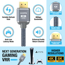 Load image into Gallery viewer, Ultra High Speed HDMI Cable 2.1 Certified 3M by True HQ
