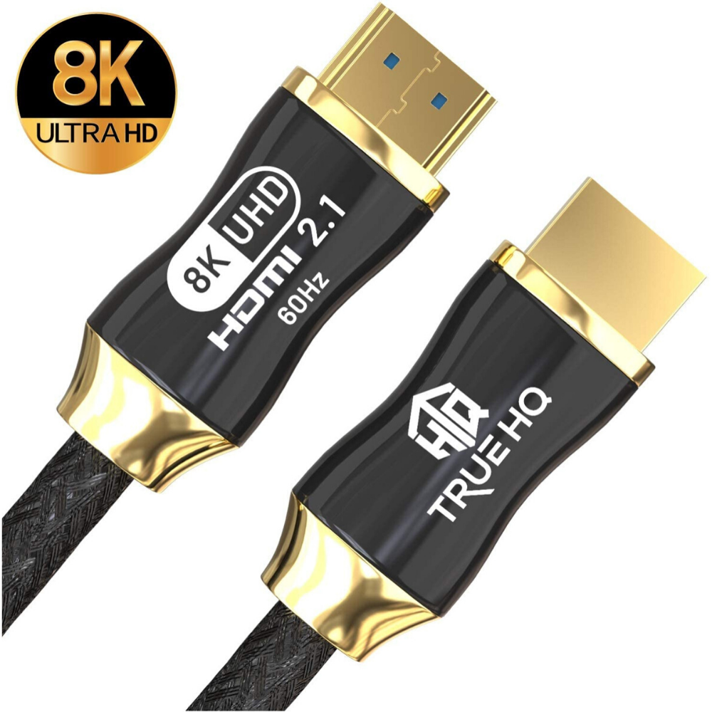 2M HDMI 2.1 Cable 8K Braided 48Gbps by True HQ™