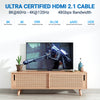 Ultra High Speed HDMI Cable 2.1 Certified 2M by True HQ